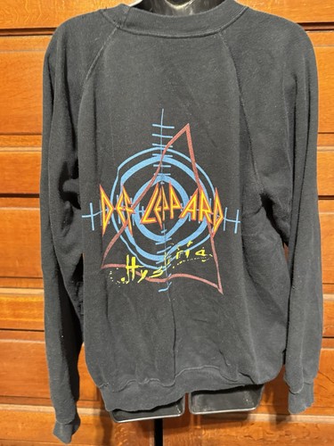 Vintage 87 Def Leppard Hysteria Tour 1987 Sweatshirt Bludgeon Riffola LTD XL - Bild 9 von 12