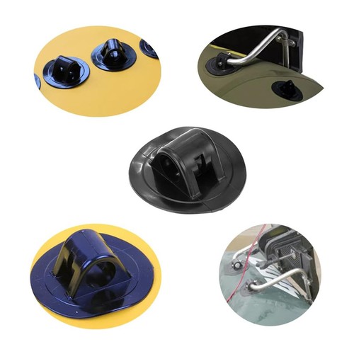 10pz Fibbia Fissaggio Motore Barca in Gomma Accessori Fissaggio Barca Gonfiabile - Foto 4 di 5