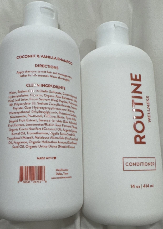 Routine Wellness Anti-Thinning Shampoo and Conditioner Set for Thinning Hair new - Image 4 of 4