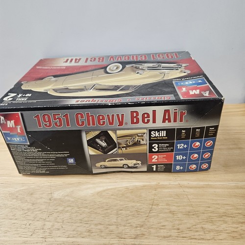 AMT/ERTL Classics 1951 Chevy Bel Air 1:25 31923 Open Box Sealed Parts Complete - Picture 5 of 10