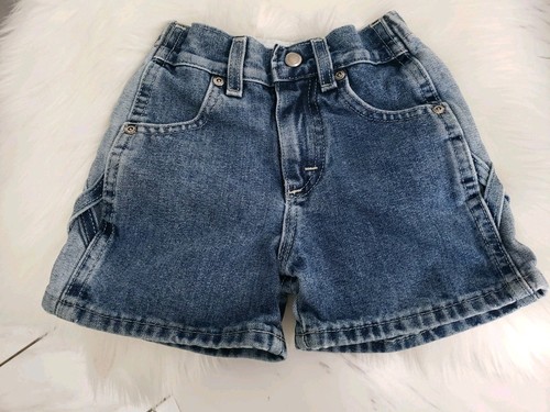 Vintage 90s Lee Pipes Jean Shorts GIRLS SIZE 6 Stretch Waist - Picture 6 of 6