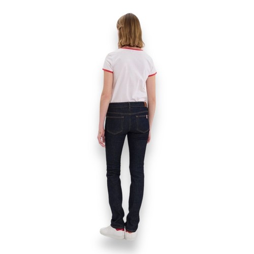 Notify NFY Anemone Straight Leg Dark Wash Denim Jeans Women's 28 Blue - Picture 4 of 11