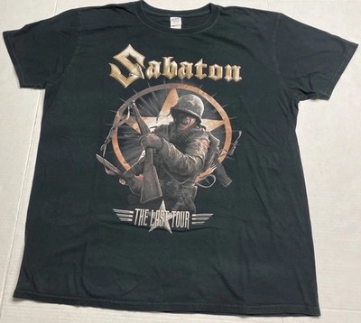 Sabaton The Last Stand Tour Double-Sided Metal T-Shirt Black