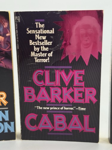 CLIVE BARKER - Cabal, The Inhuman Condition, In the Flesh 1st Print Vintage - Picture 3 of 15