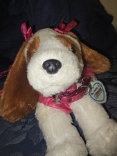 Poochie And Co Plush Puppy Dog Purse For Kids Rainbow