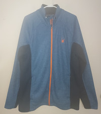 Spyder Mens Knit Jacket XL Full Zip Stryke Mi...