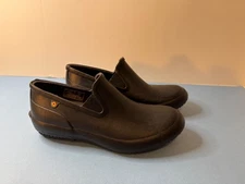 Bogs Patch Slip On Clog Rain Mud Shoes Size 7 Womens Black Waterproof 72540