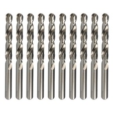 Image of 10x HELLER HSS-G GROUND DRILL BITS 5.3mmx86mm Jobber Steel Drilling