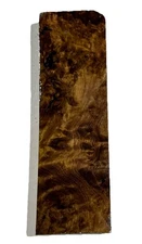 Wild Almond Burl Wood Craft Blank 5-1/2” x 1-5/8" x  11/16” dried (g78)