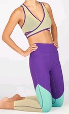 Fabletics Women's Set Top XL And Leggings L Powerhold Crop Moisture Wick