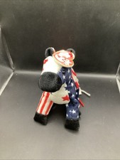 TY Beanie Baby - LEFTY 2000 the Donkey (6 inch) - MWMTs Stuffed Animal Toy.