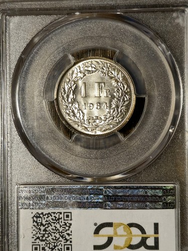 1 Silver Franc - Picture 4 of 5