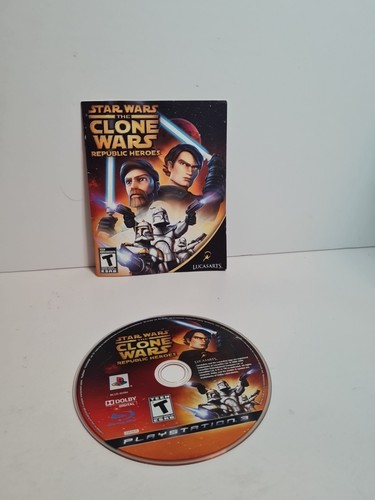 Star Wars The Clone Wars Republic Heroes (Sony PlayStation 3, 2009 PS3) CIB #425 - Picture 3 of 3