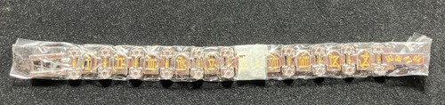 ABCD Jewelry Carl Scarlata Ten Commandments Bracelet Stainless Steel Gold Plated - Picture 3 of 3