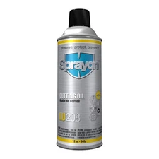 SPRAYON SC0208000 Cutting Oil,12 oz,Aerosol,Petroleum Base 2W755
