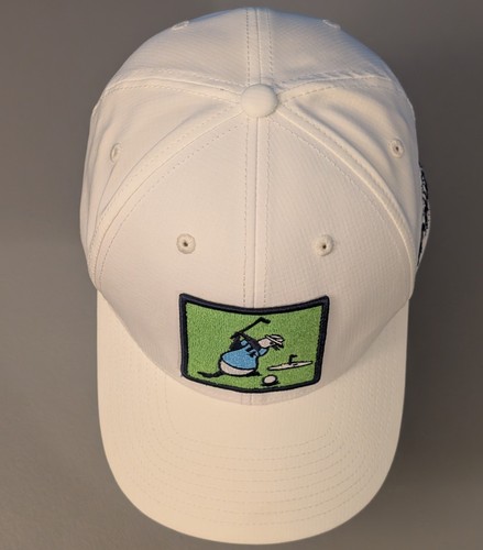 Penguin Golf Patch Hat - White Adjustable - Original Munsingwear Cap - Picture 8 of 11