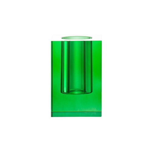 A&B Home 77386-GREE Transparent 5.9 X 3.9 inch Vase in Green