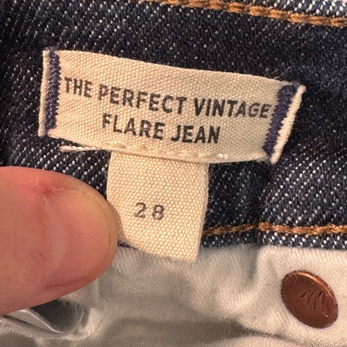 Madewell The Perfect Vintage Schlagjeans Dark Wash Gr. 28 High Rise Denim - Bild 5 von 6