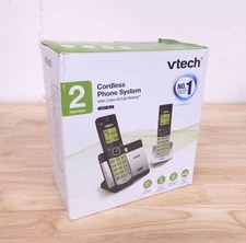 VTech CS5119-2 DECT 6.0 Expandable Cordless Phone System Gray Black