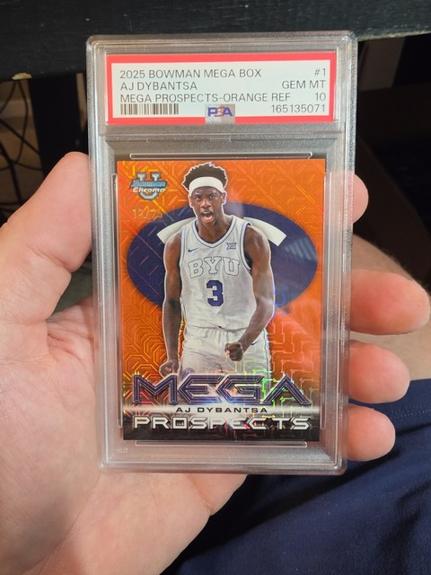 AJ Dybantsa 2025 Bowman Bowman Chrome Chrome Prospects Orange