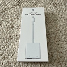 Apple Lightning to USB 3 Camera Adapter A1619 MK0W2AM/A