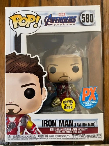 Funko Pop! Marvel Avengers Endgame: Iron Man- I Am Iron Man Deluxe Vinyl #580