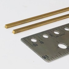 Albion Alloys SBW25 Square Brass Rod 2.5 x 2.5 mm 2pcs