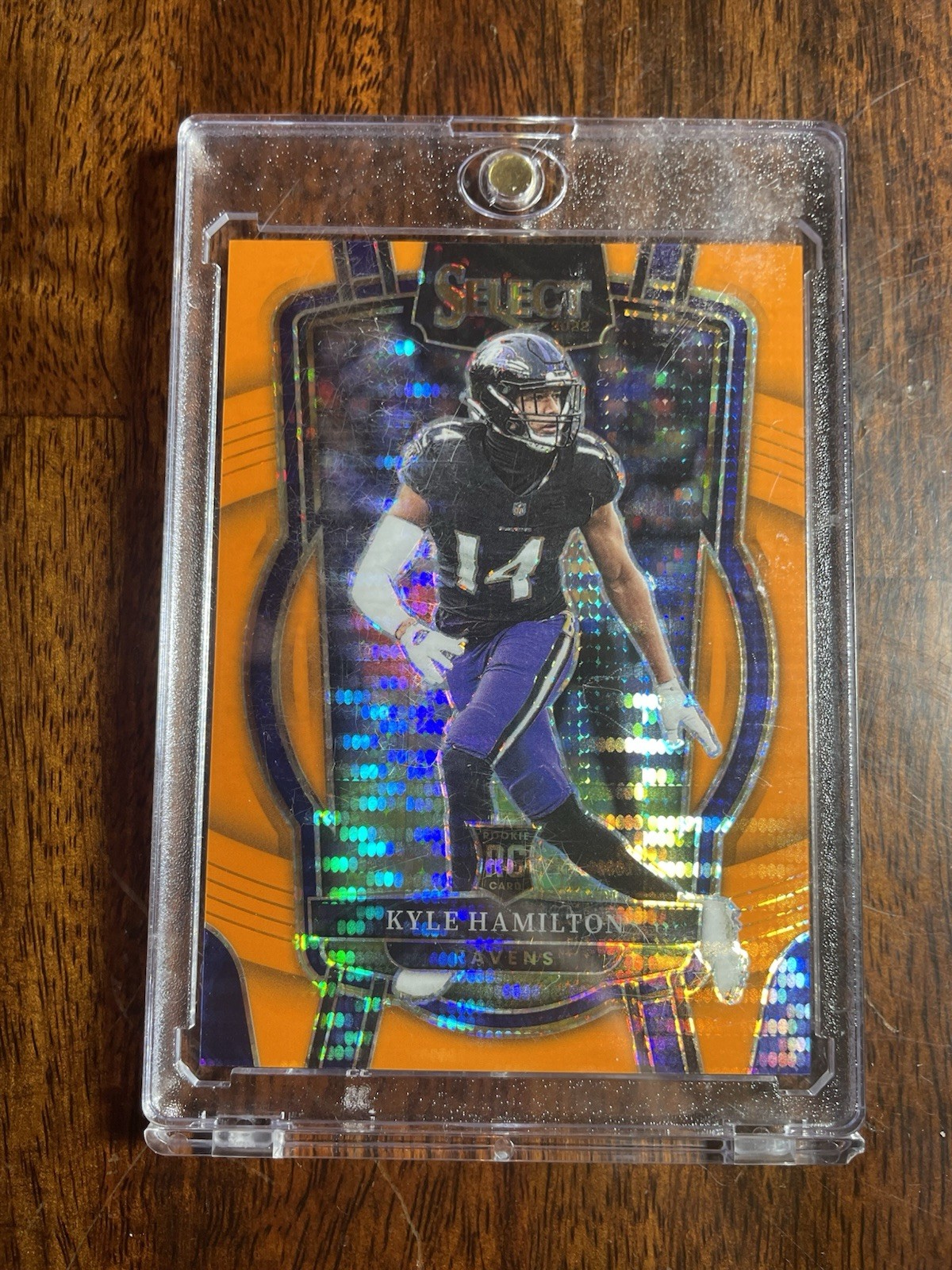 2022 Panini Select - Kyle Hamilton #294 Neon Orange Pulsar 7/7