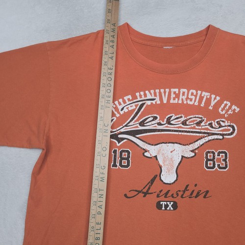 VINTAGE University of Texas Longhorns UT Faded T Shirt Mens Size XL Football Y2K - Picture 5 of 11