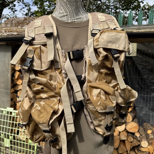 NOS Military Surplus British Army Desert DDPM Camo GP Ops Waistcoat Tactical Vest