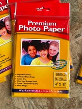 Glossy Premium Photo Paper 4x6 