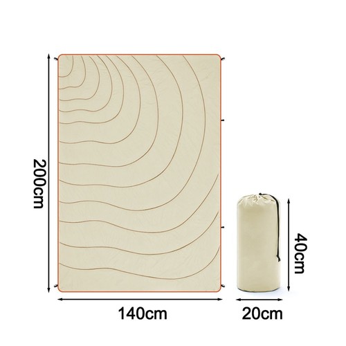 Outdoor Waterproof Down Filled Camping Blanket Warm Lightweight Travel Blanket - Picture 11 of 32