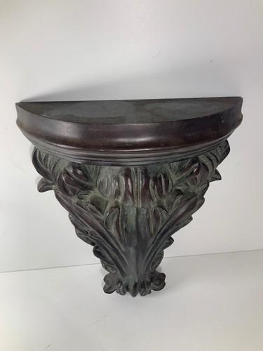 Vintage Carved "Faux Wood" Wall Shelf 10.5 in. - Bild 2 von 7
