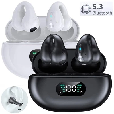 BRANDNEW Bluetooth Kopfhörer Open Ear Kabellos ClipOn TWS Sportkopfhörer HiFi Stereo IPX7