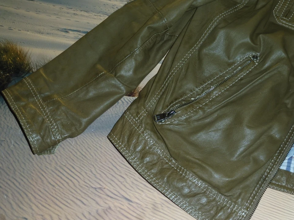 Engbers Lederjacke Lammnappa Gr 52 Lamm Nappa Leder Jacke - Bild 4 von 4