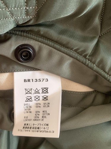 Buzz Rickson's MA-1 Tight Fit Bomber Jacket Excellent Condition 168cm 60kg - Picture 7 of 12