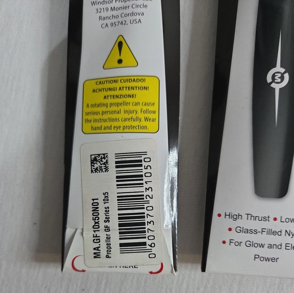 10 x RC Plane Propeller - 10x5 - Master Airscrew G/F Series. MA.GF10X50N01 - Image 4 of 4