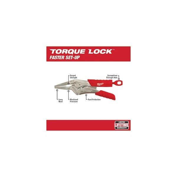 Alicate de bloqueio Milwaukee Tool 48-22-3406 6 polegadas trava de torque luxo almofada aderência - Imagem 2 de 3