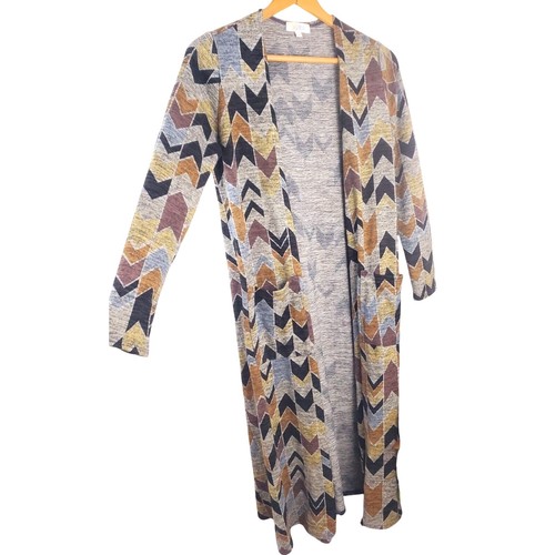 NWoT LulaRoe Sarah S Cardigan Duster Long Sweater Open Front Pockets Womens Size - Picture 1 of 7