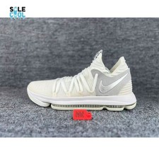 Nike Kevin Durant 10 Still KD Basketball Sneakers Mens 8.5 White 897815-100 Low Nike KD 10 Still KD - 897815-100 for Sale | Authenticity  main image 3
