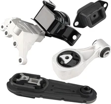 4PC Engine Motor Transmission Mount Kit Replacement for 2013-2019 Sentra L4 1.8