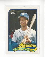 1989 Topps Traded #41T Ken Griffey Jr. RC Rookie Mariners