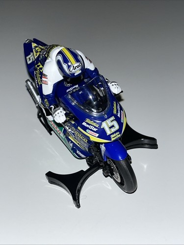 Scalextric Moto GP Sete Gibernau Movistar Honda #15 C6021 Motorbike Stand Braids - Picture 13 of 24