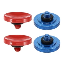 Camera Shutter Button 2pcs Shutter Release Button Concave, Red Blue