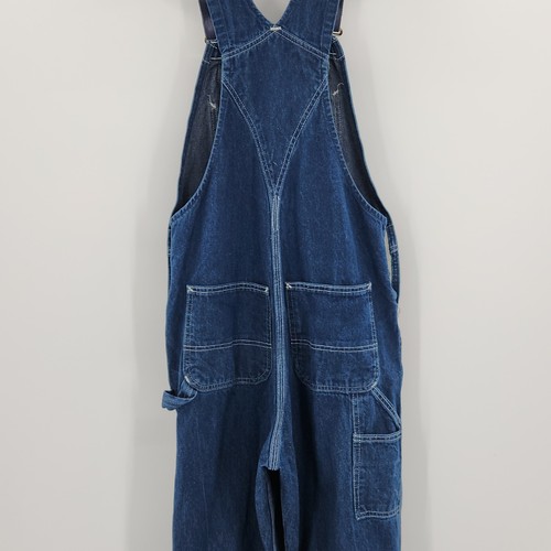 Vintage Carhartt Denim Latzhose Herren 34x34 blau hergestellt in den USA Trägerhose Workwear 90er - Bild 5 von 14