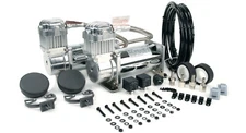VIAIR Dual 400C Chrome Fast Fill Air Compressor Kit for Train Horns - 150 PSI