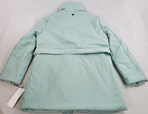  Calvin Klein Damen Mantel mit Gürtel CW134611 Meer Stretch 7F Wärme Blau S 300 $ - Bild 5 von 10