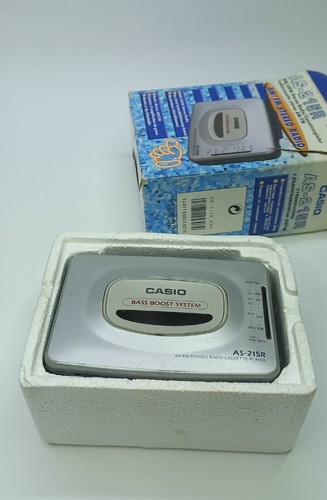 Casio AS-215R Am Fm Estéreo Radio Cassette Reproductor De Colección Raro - Imagen 3 de 12
