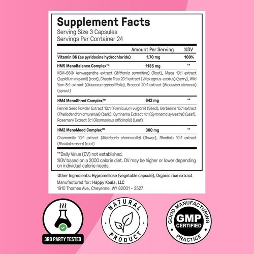 Happy Mammoth Ormone Harmony Supporto Ormonale Naturale per Donna 72 Capsule - Foto 3 di 9