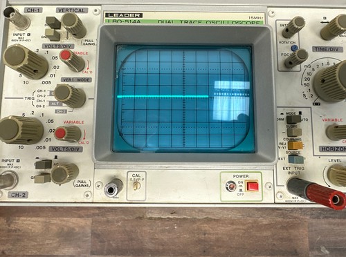 Leader LBO-514A Dual Trace Oscilloscope 15MHZ - Picture 3 of 4